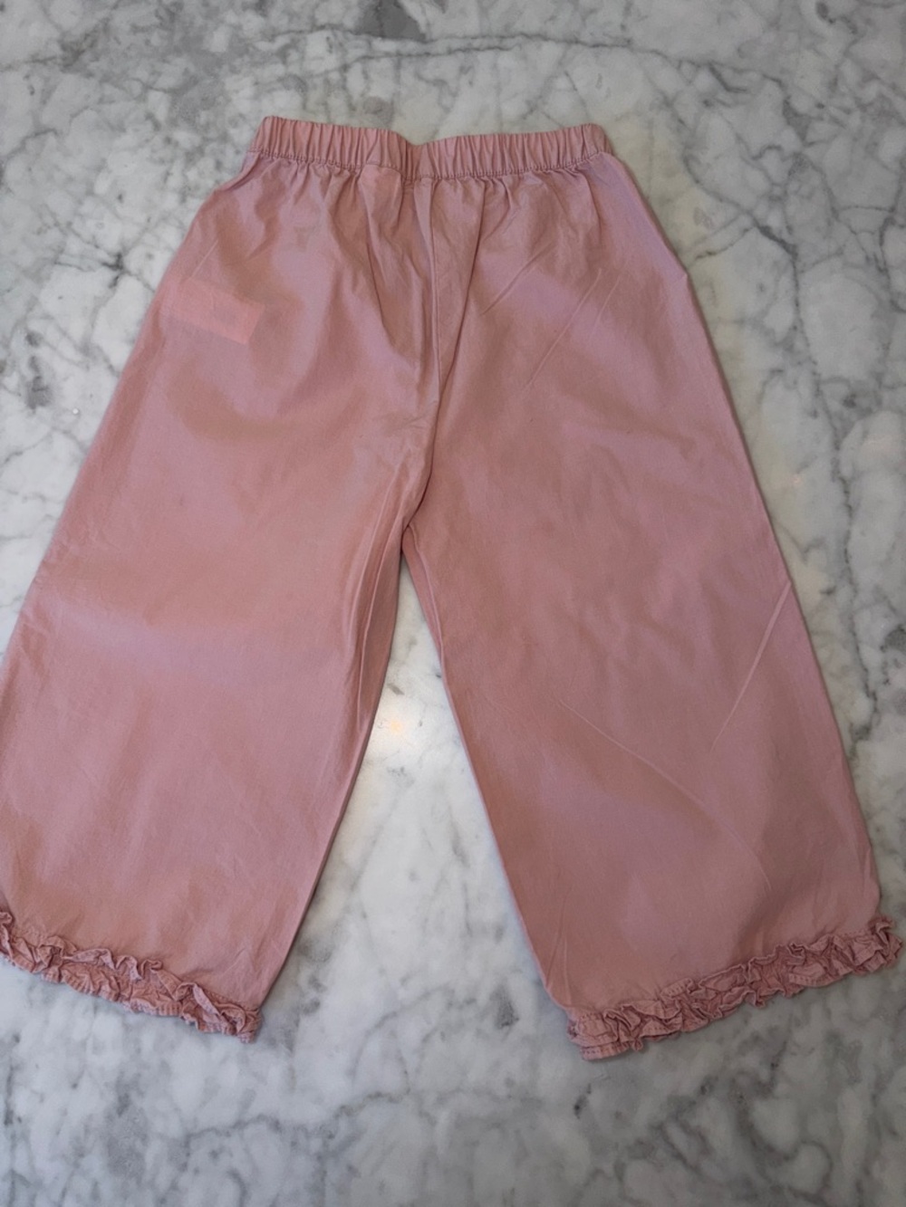 Zara Pink Ruffle Two-Piece Ruffle Pant Set 3Y - Picture 7 of 7